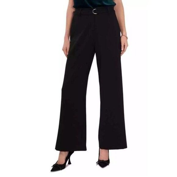 Vince Camuto Belted Wide Leg Dress Pants Slacks Trousers Career Plus Sz 24W NWT - Picture 1 of 12
